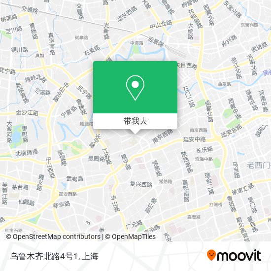 乌鲁木齐北路4号1地图