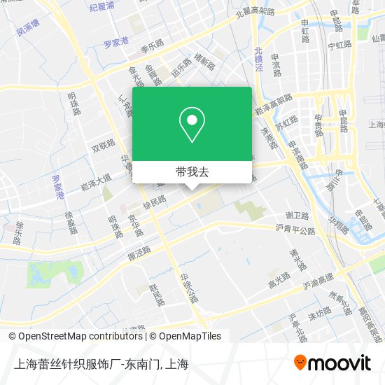 上海蕾丝针织服饰厂-东南门地图