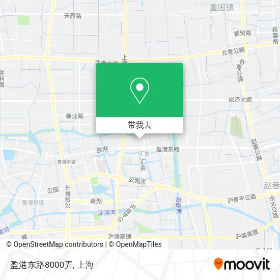 盈港东路8000弄地图
