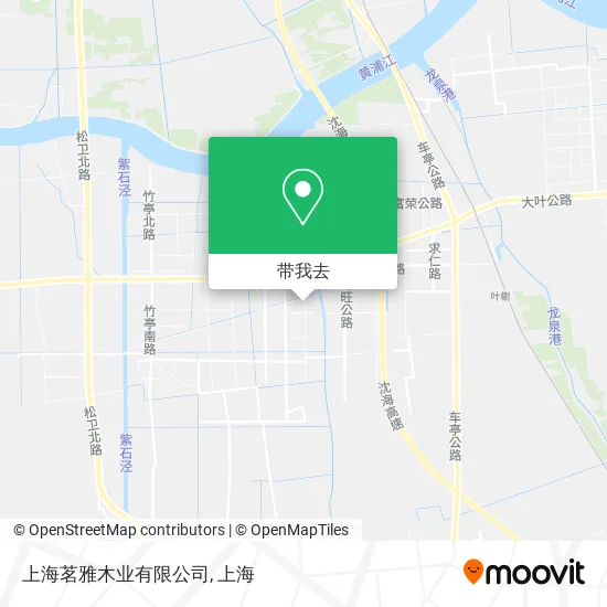 上海茗雅木业有限公司地图