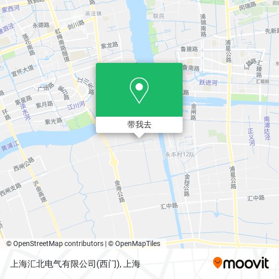 上海汇北电气有限公司(西门)地图