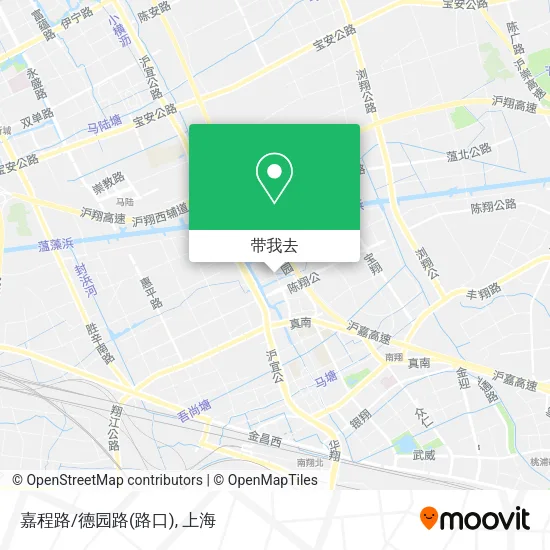嘉程路/德园路(路口)地图