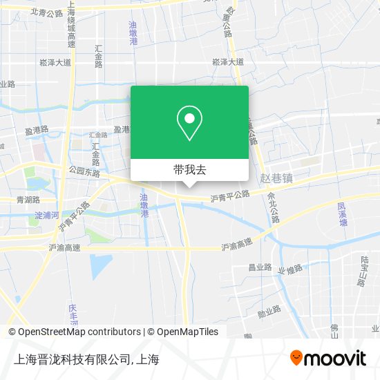 上海晋泷科技有限公司地图