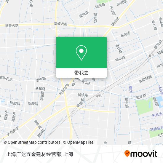 上海广达五金建材经营部地图