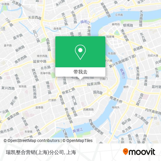 瑞凯整合营销(上海)分公司地图