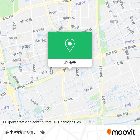 高木桥路219弄地图