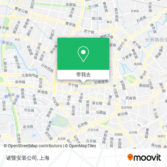 诸暨安装公司地图