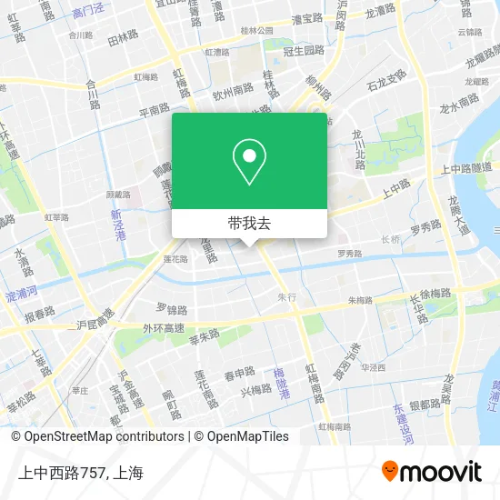 上中西路757地图