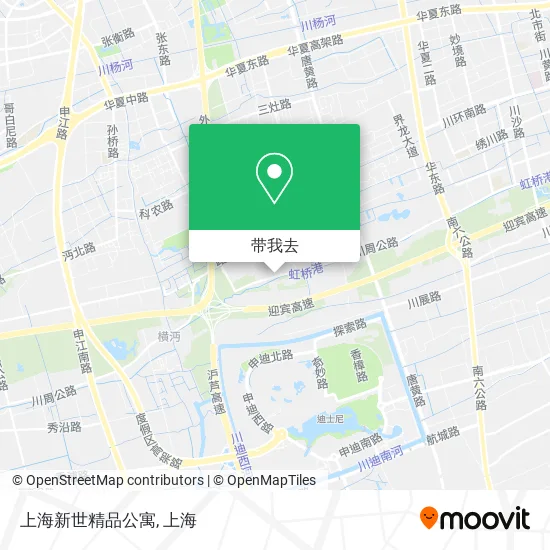 上海新世精品公寓地图