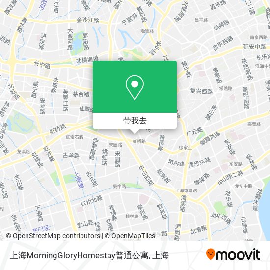 上海MorningGloryHomestay普通公寓地图