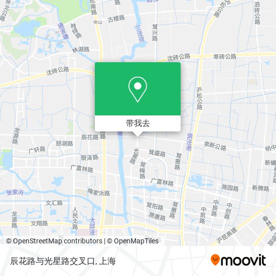 辰花路与光星路交叉口地图