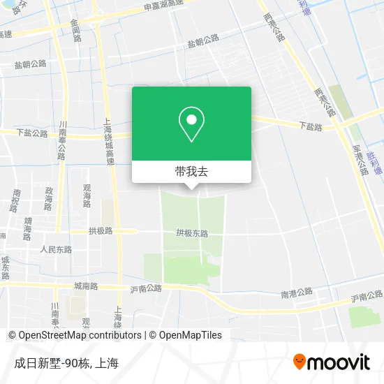 成日新墅-90栋地图