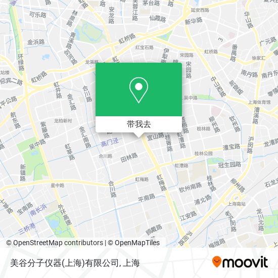 美谷分子仪器(上海)有限公司地图