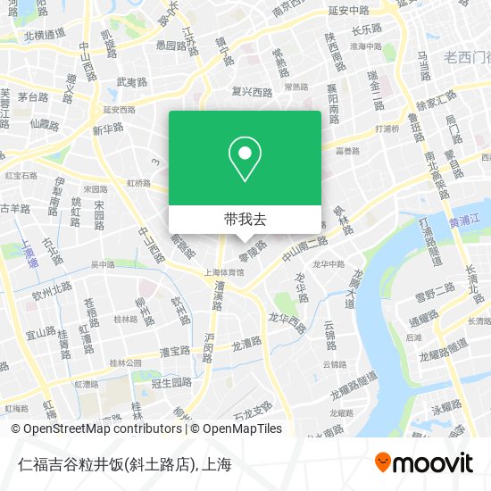 仁福吉谷粒井饭(斜土路店)地图