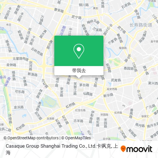 Casaque Group Shanghai Trading Co., Ltd.卡飒克地图