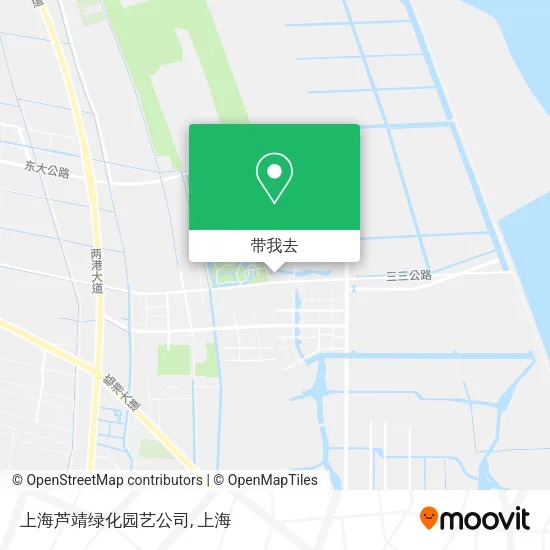 上海芦靖绿化园艺公司地图