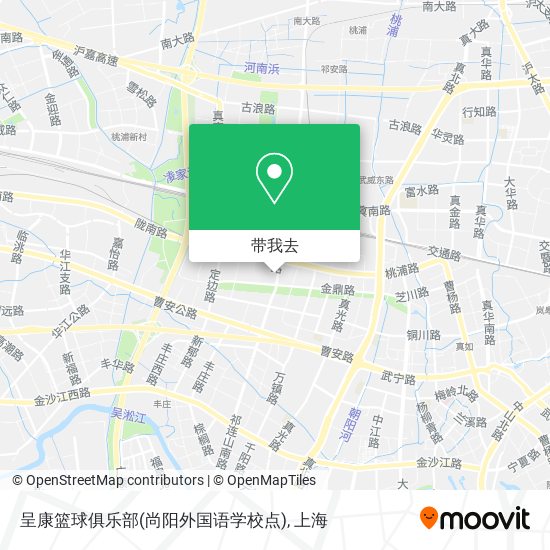 呈康篮球俱乐部(尚阳外国语学校点)地图