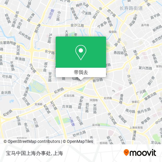 宝马中国上海办事处地图