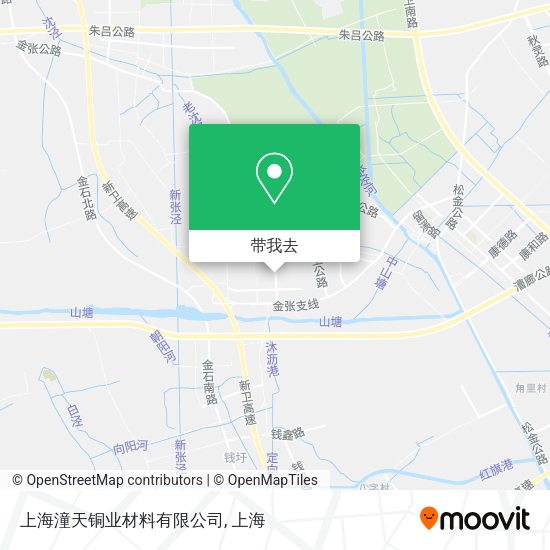 上海潼天铜业材料有限公司地图