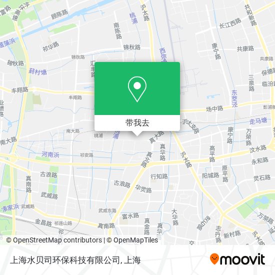 上海水贝司环保科技有限公司地图