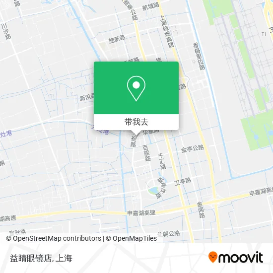 益睛眼镜店地图
