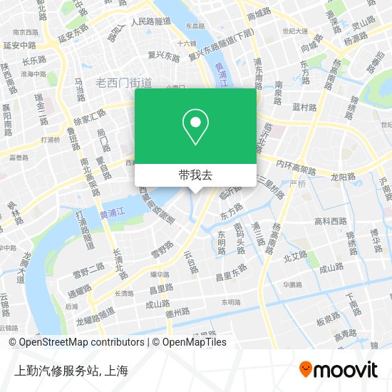 上勤汽修服务站地图