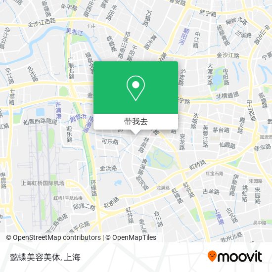 懿蝶美容美体地图