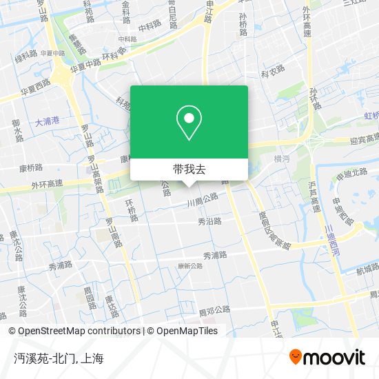 沔溪苑-北门地图