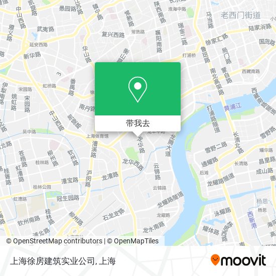 上海徐房建筑实业公司地图
