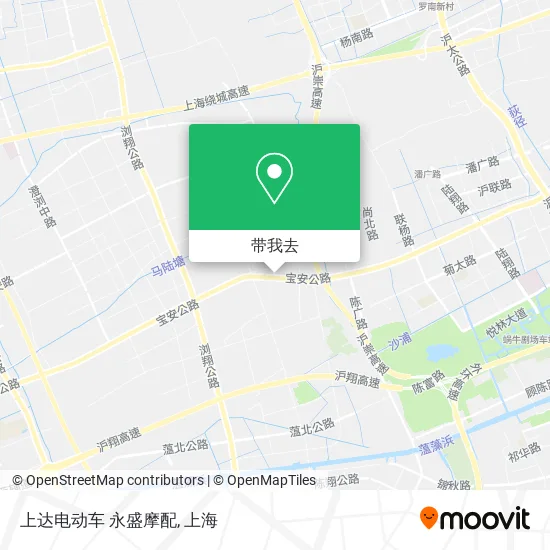 上达电动车 永盛摩配地图