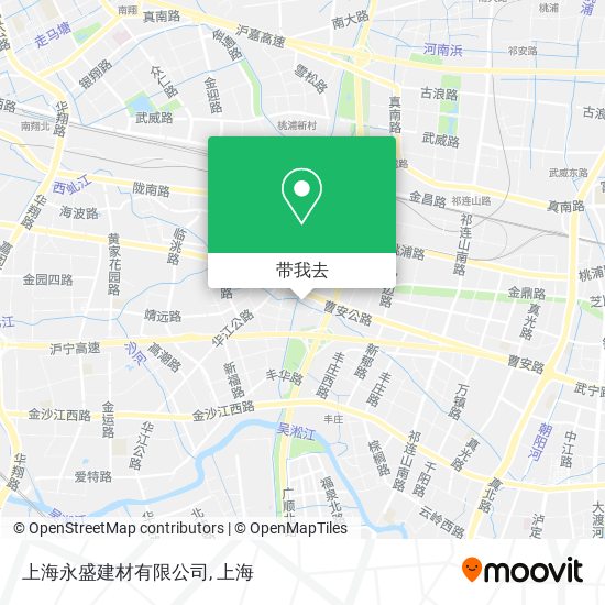 上海永盛建材有限公司地图
