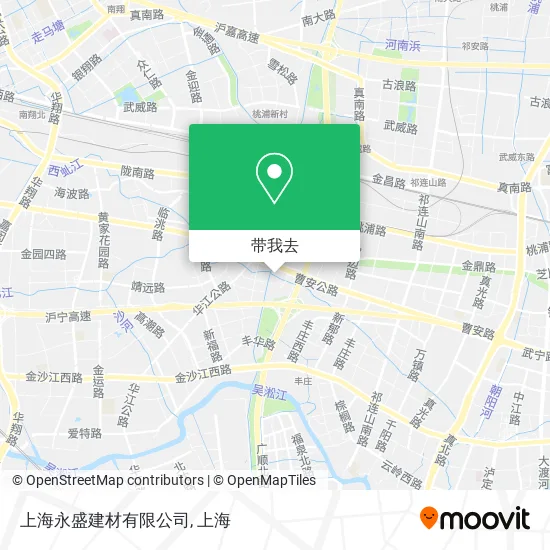 上海永盛建材有限公司地图