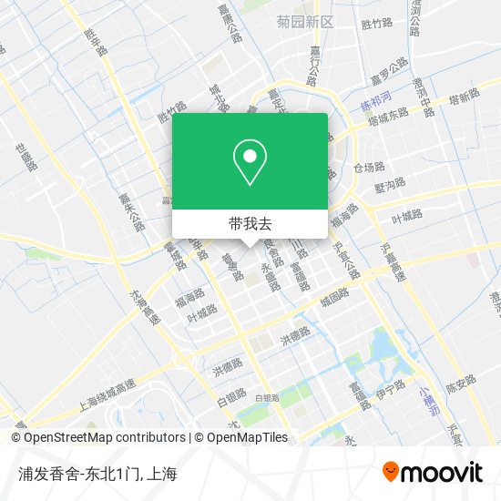 浦发香舍-东北1门地图