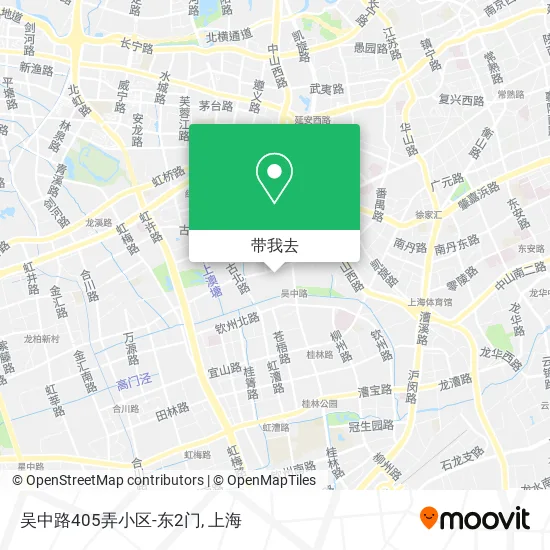 吴中路405弄小区-东2门地图
