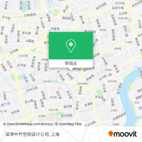 深津中竹空间设计公司地图
