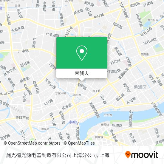 施光德光源电器制造有限公司上海分公司地图