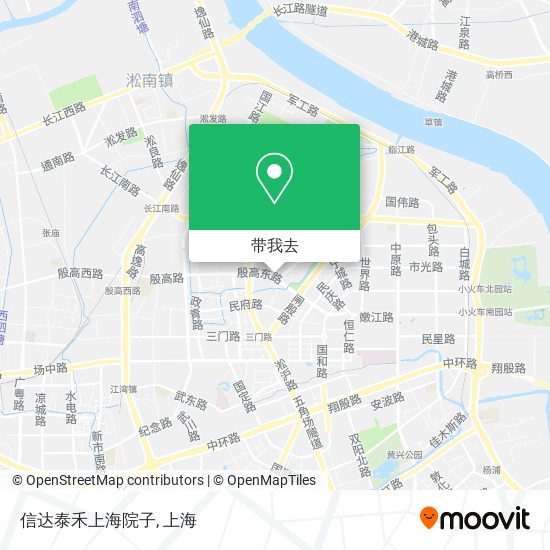 信达泰禾上海院子地图