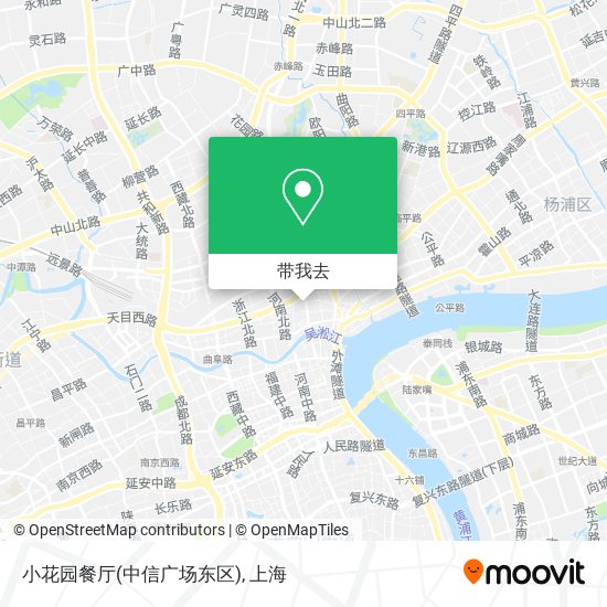 小花园餐厅(中信广场东区)地图