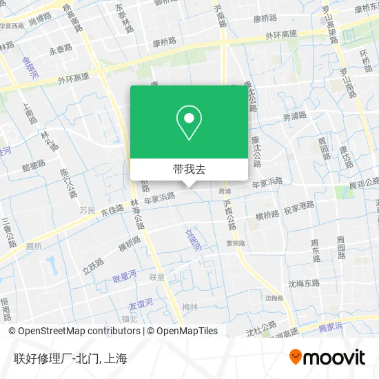 联好修理厂-北门地图