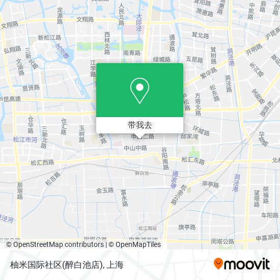 柚米国际社区(醉白池店)地图
