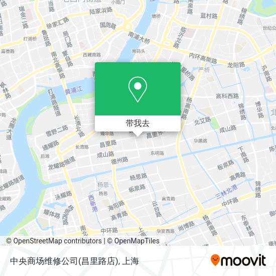 中央商场维修公司(昌里路店)地图