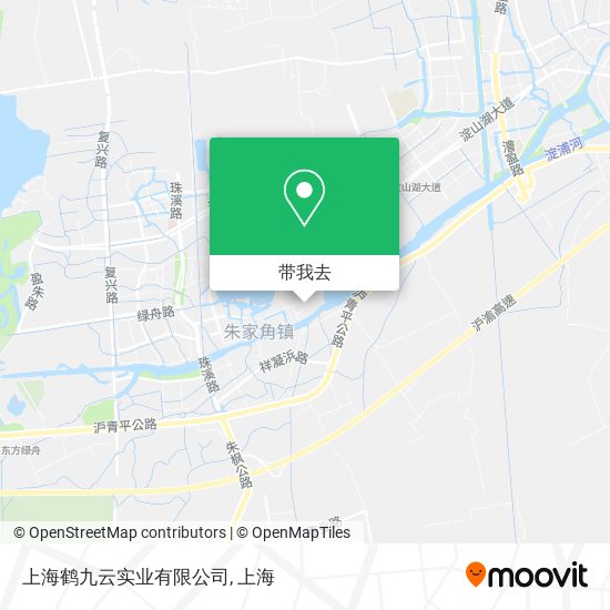 上海鹤九云实业有限公司地图