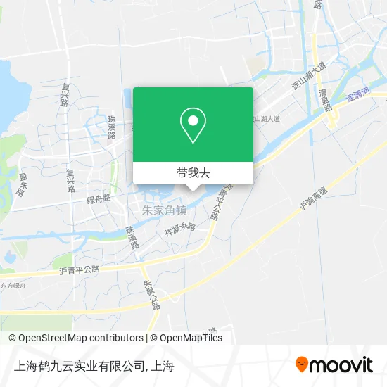 上海鹤九云实业有限公司地图