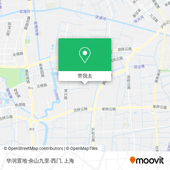 华润置地·佘山九里-西门地图