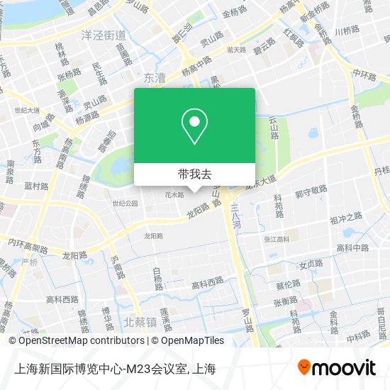 上海新国际博览中心-M23会议室地图
