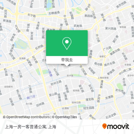 上海一房一客普通公寓地图