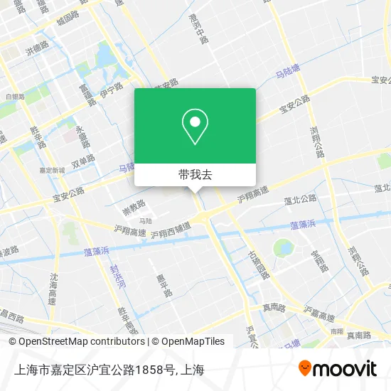 上海市嘉定区沪宜公路1858号地图