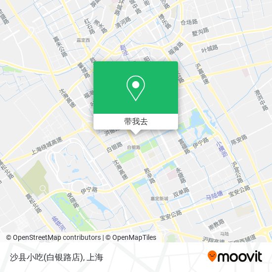 沙县小吃(白银路店)地图