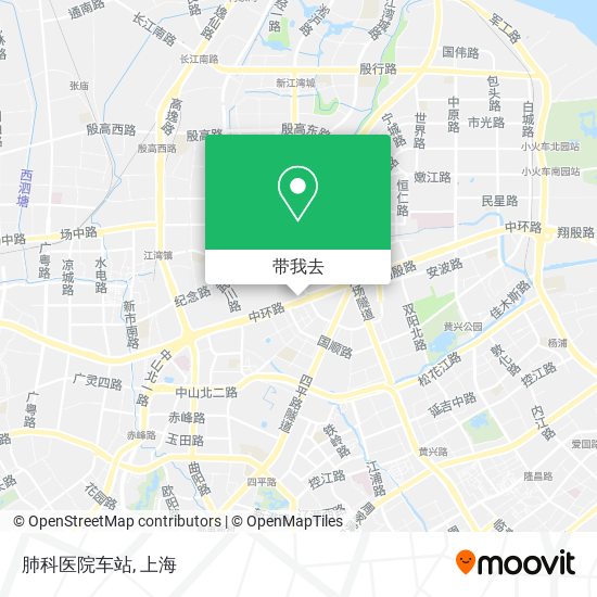 肺科医院车站地图