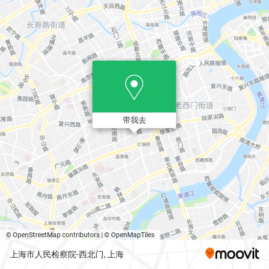 上海市人民检察院-西北门地图